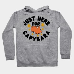 just here for capybara Hoodie